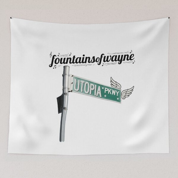 Item preview, Utopia Pkwy Street Sign Retro Music  designed and sold by Echomyriad.