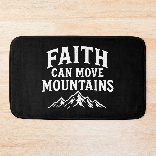 Item preview, Matthew 17:20 Faith Can Move Mountains designed and sold by plushism.