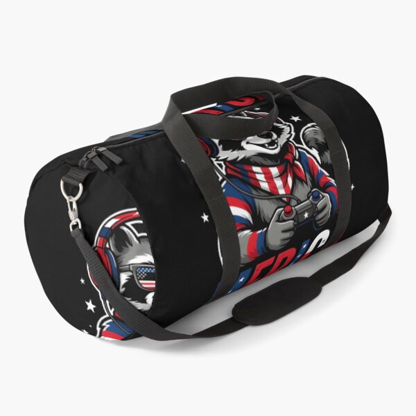Item preview, Merica Gamer Raccoon Shirt – Funny Patriotic Gaming Trash Panda 4th of July T-Shirt designed and sold by ZyxDes.
