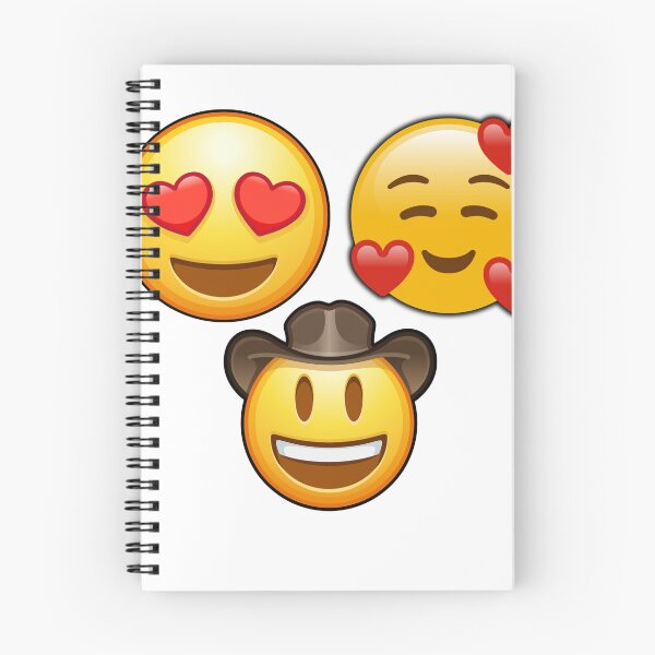 Item preview, Love and Cowboy Emoji Mashup Trio designed and sold by simranart111.