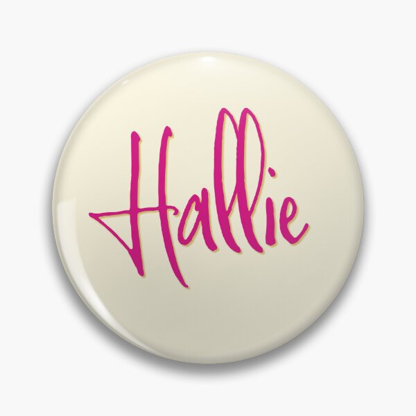 Item preview, HALLIE personalized type design designed and sold by CharlottePlaceArt.