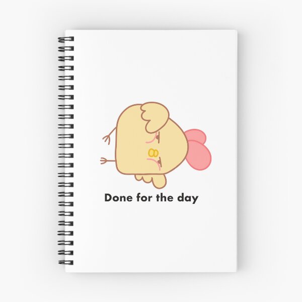 Item preview, Done for the Day Chicken Sticker, Tired designed and sold by kokoriiland.