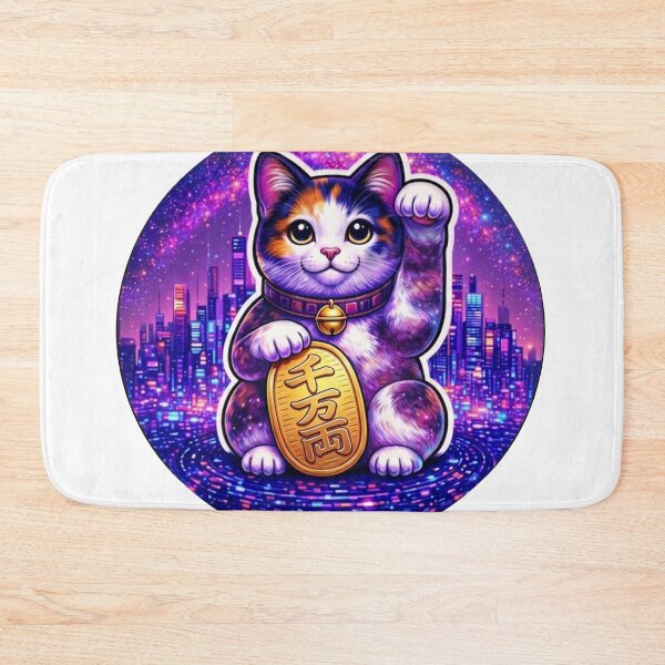 Item preview, #1 Calico Cyber Maneki Neko | Fortune System designed and sold by FUJIYAMA-JAPAN-WORKS.