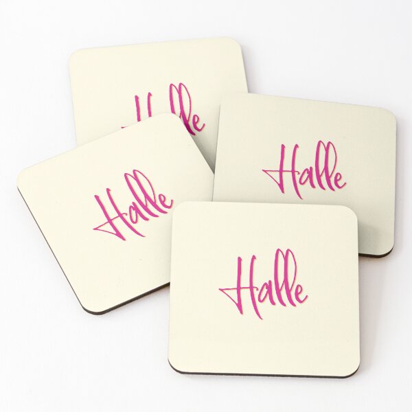 Item preview, HALLE personalized type design designed and sold by CharlottePlaceArt.