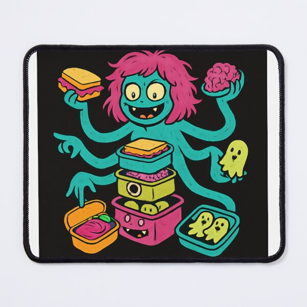 Item preview, Quirky Monster Lunch Lady designed and sold by Love Joy.