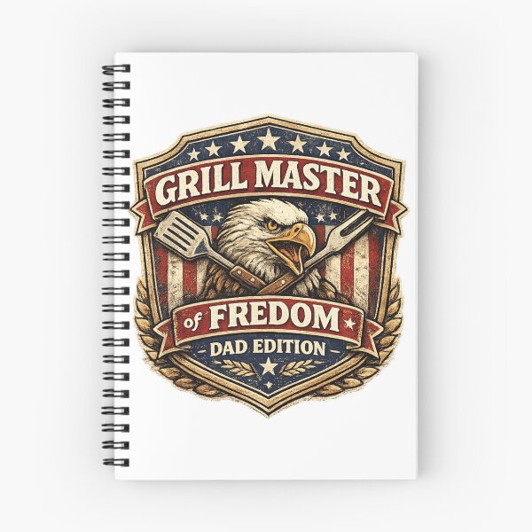Item preview, Grill Master of Freedom Dad Edition Patriotic BBQ Design designed and sold by BestKindStudio.
