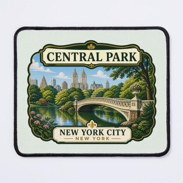 Item preview, Central Park, New York City, New York - Bow Bridge designed and sold by Myra365Art.