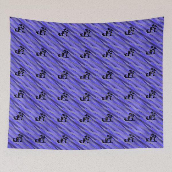 Item preview, Pattern - Blue Sand Streaks with surfer designed and sold by ZepoPublishing.