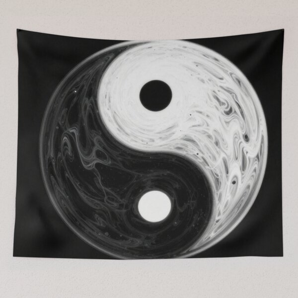 Item preview, Yin Yang Marble Swirl designed and sold by RandomWalker.