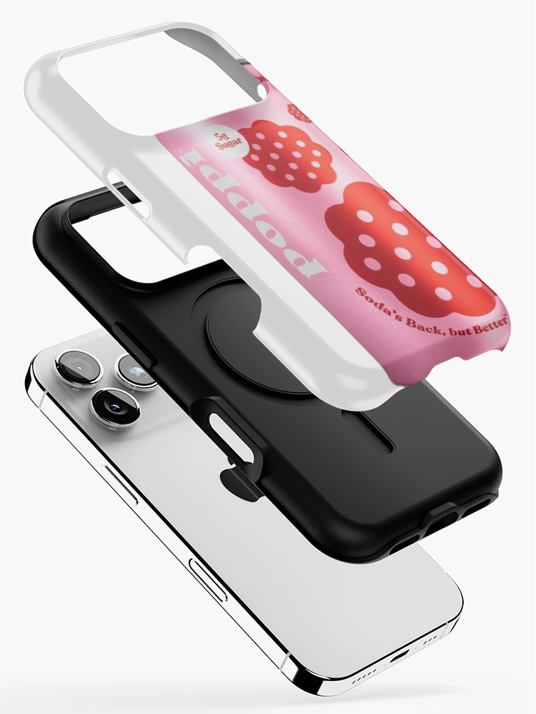 Thumbnail 2 of 4, iPhone Case, Poppi Raspberry Rose Sticker designed and sold by Palette & Hue.