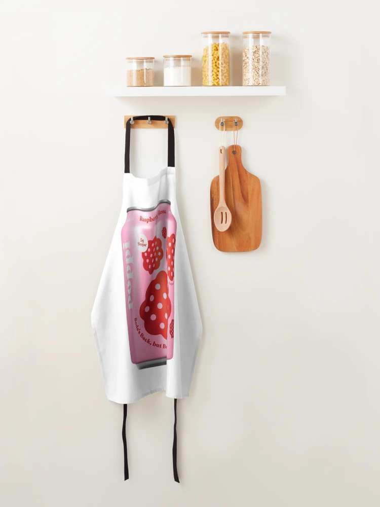Thumbnail 4 of 6, Apron, Poppi Raspberry Rose Sticker designed and sold by Palette & Hue.