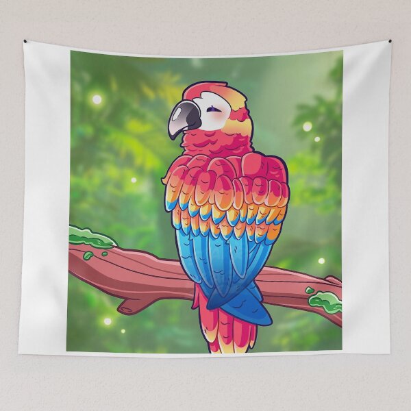 Item preview, Beautiful Telegram dParrot Embodies Exotic Charm designed and sold by lekhacitylight.