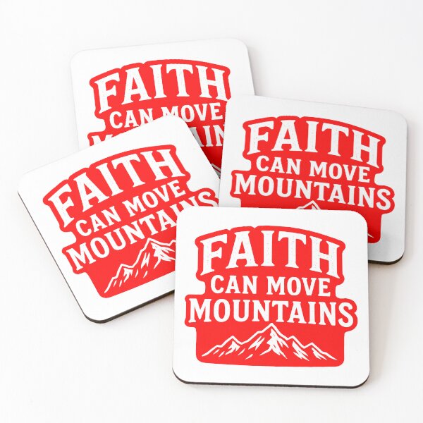 Item preview, Matthew 17:20 Faith Can Move Mountains designed and sold by plushism.