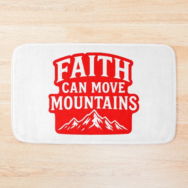 Item preview, Matthew 17:20 Faith Can Move Mountains designed and sold by plushism.