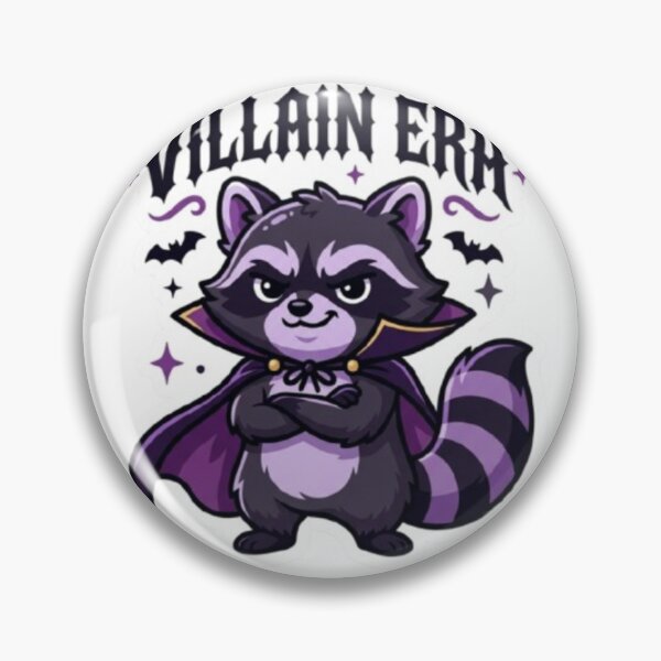 Item preview, Villain Era Raccoon Sticker — Funny Raccoon Gift Cute Animal Sticker for Laptop Water Bottle designed and sold by TheCosyCarriage.