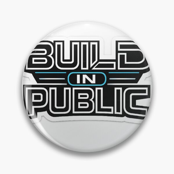 Item preview, Build In Public Startup Founder Sticker designed and sold by Finbot Studio.