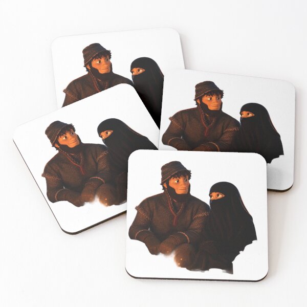 Item preview, Moonlight Campfire Love | Cozy Islamic Couple Aesthetic Art Print designed and sold by Bysma.