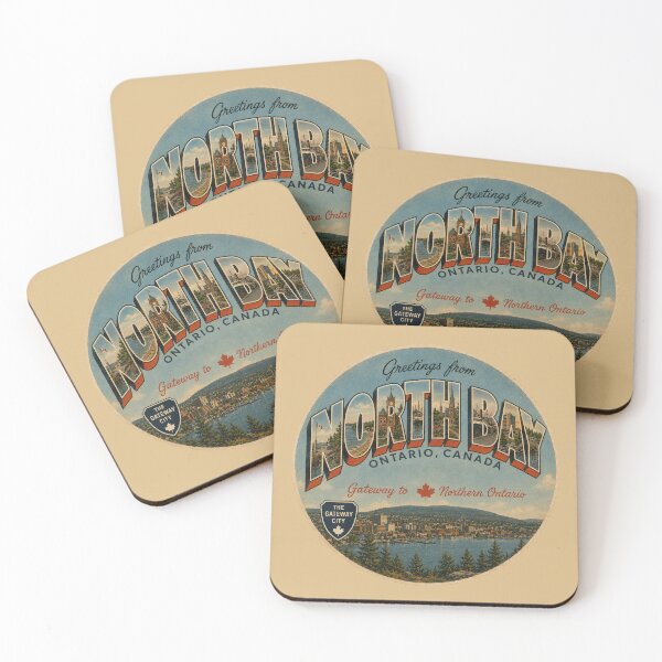 Item preview, Greetings From North Bay Ontario Canada Vintage Travel Postcard designed and sold by SeriouslyArtistical.