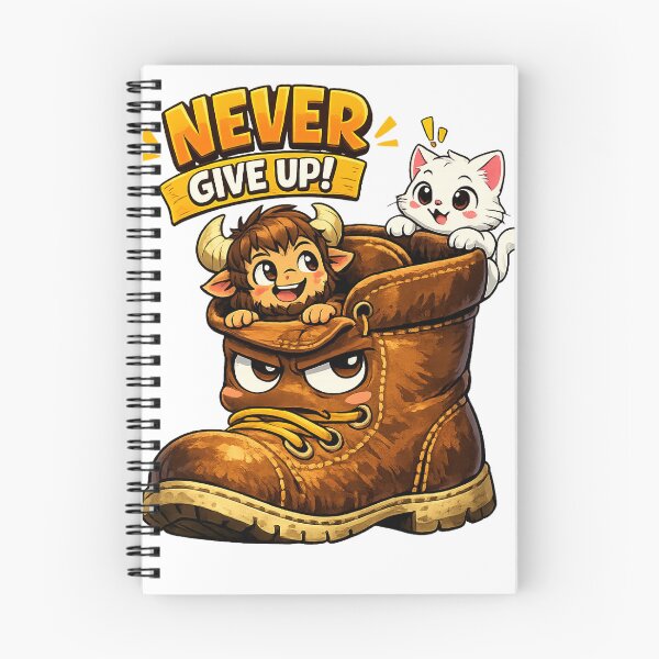 Item preview, Never Give Up – Tiny Hero in a Big Boot designed and sold by mr.bardook.