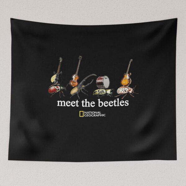 Item preview, Meet The Beetles Funny Insect Band Music Pun Classic T-Shirt designed and sold by LillyCustomTees.