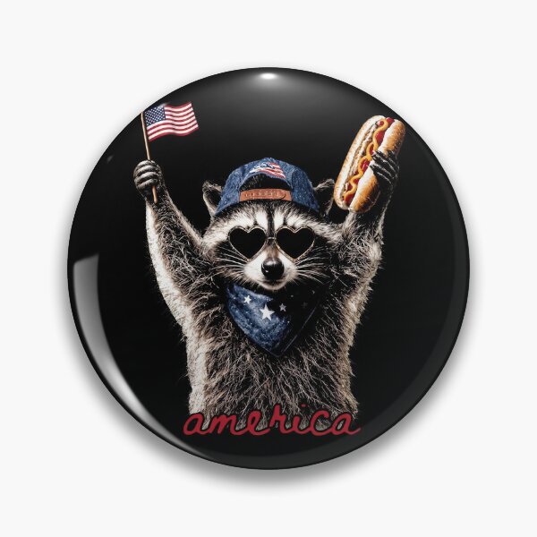Item preview, funny 4th of july Racoon designed and sold by KillianGrantM.