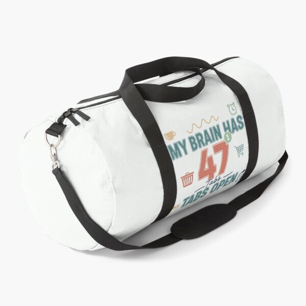 Item preview, My Brain Has 47 Tabs Open Funny Mental Load design designed and sold by Soft Strength Studio.