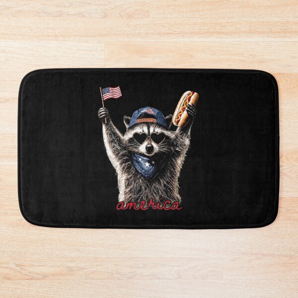 Item preview, funny 4th of july Racoon designed and sold by KillianGrantM.