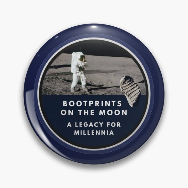 Item preview, Bootprints on the Moon – A Legacy That Will Last for Millennia designed and sold by Pawethic Prints Studio.