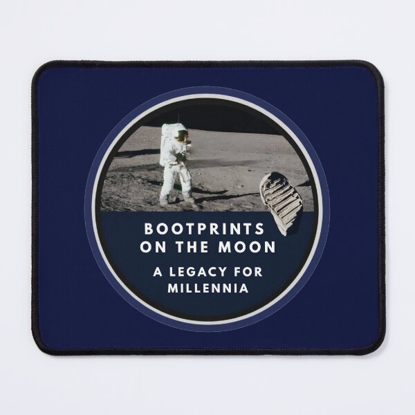 Item preview, Bootprints on the Moon – A Legacy That Will Last for Millennia designed and sold by Pawethic Prints Studio.