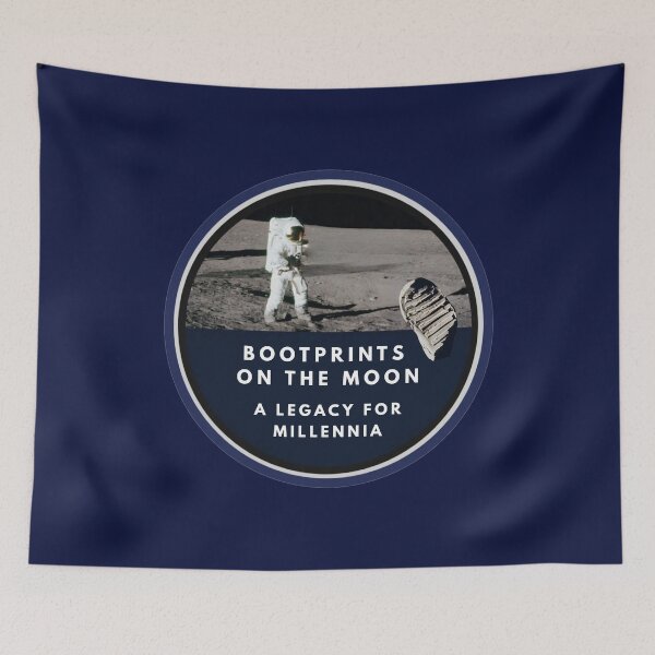 Item preview, Bootprints on the Moon – A Legacy That Will Last for Millennia designed and sold by Pawethic Prints Studio.