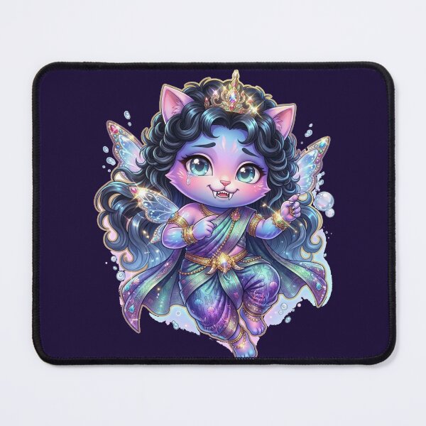 Item preview, Cute Cat Fairy Princess Fantasy Chibi Art designed and sold by ChaEmm_Studio.