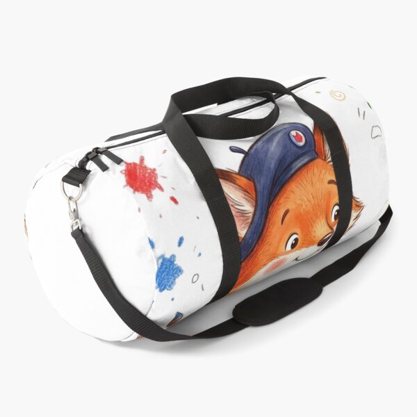Item preview, Cute Little Fox Artist with Paint Palette and Brush Illustration designed and sold by TaiwanMemory.