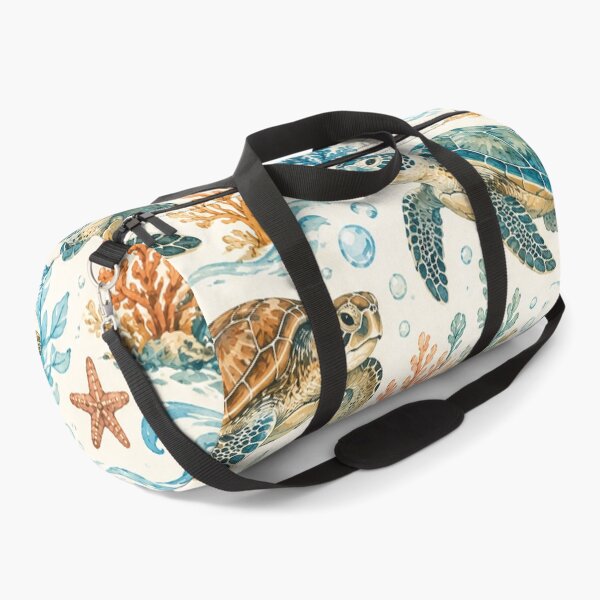 Item preview, Sea Turtle Ocean Pattern | Tropical Coral Reef & Beach Life Seamless Design designed and sold by RJACreative.