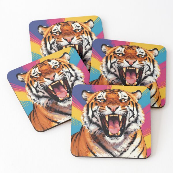 Item preview, Tiger Pop Art Roar designed and sold by RandomWalker.