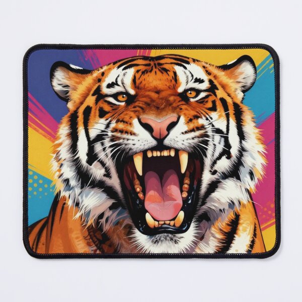 Item preview, Tiger Pop Art Roar designed and sold by RandomWalker.