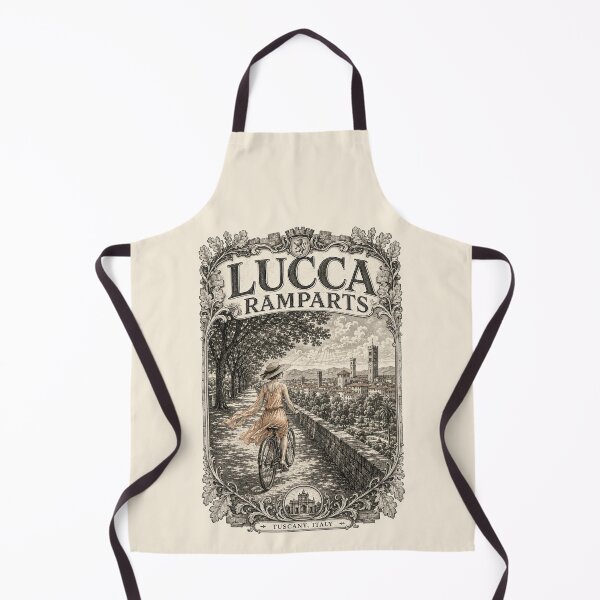 Item preview, Lucca Ramparts, Tuscany, Italy [Wood Engraving] designed and sold by elektronen.