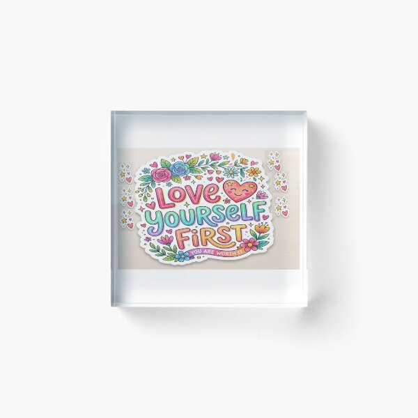 Item preview, LOVE YOURSELF FIRST designed and sold by MR4me.