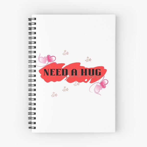 Item preview, Need A Hug Cute Heart Sticker | Kawaii Love Quote Gift designed and sold by PawFusionArt.