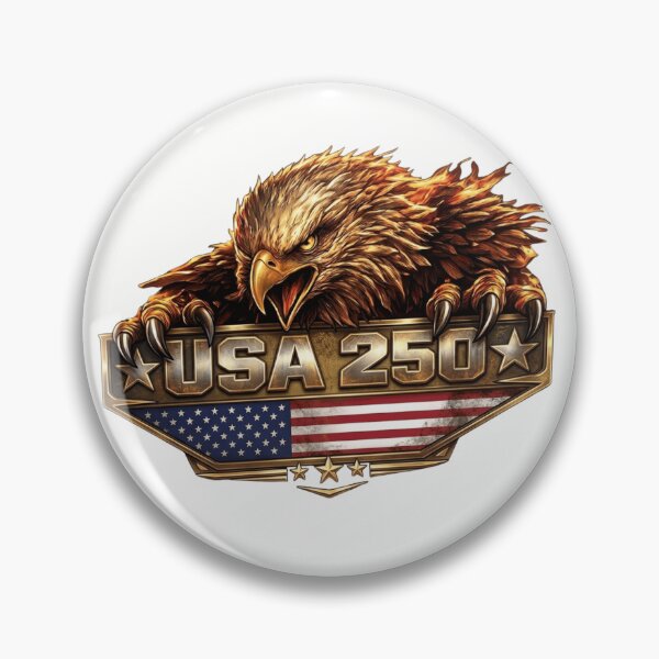 Item preview, USA 250 Bald Eagle Patriotic America Anniversary Design designed and sold by BestKindStudio.