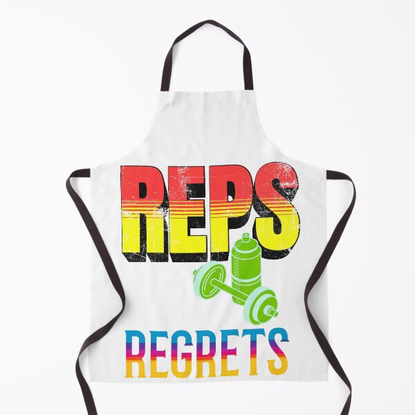 Item preview, Reps Over Regrets Retro Fitness Graphic designed and sold by GraphixByHub.