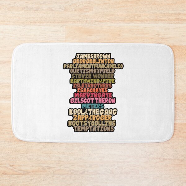 Item preview, Funk Music Legends Colorful Typography Design designed and sold by hilaryqvmargie.