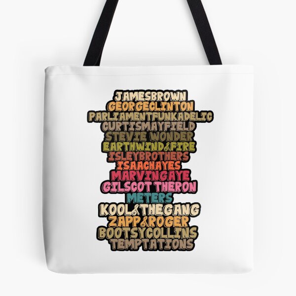 Item preview, Funk Music Legends Colorful Typography Design designed and sold by hilaryqvmargie.