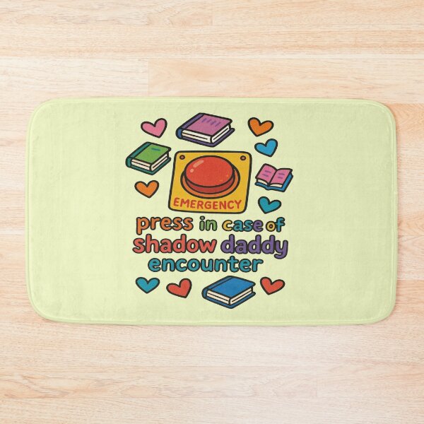 Item preview, Press In Case of Shadow Daddy Encounter Funny Romantasy Reader Design designed and sold by BookedAndDesign.