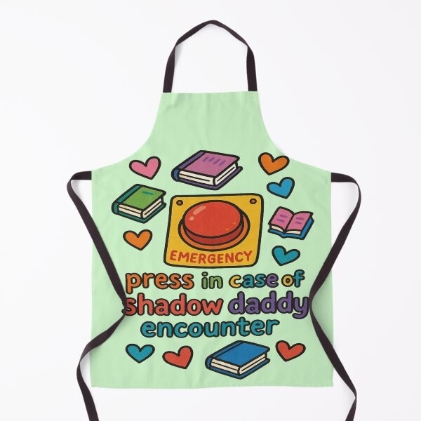 Item preview, Press In Case of Shadow Daddy Encounter Funny Romantasy Reader Design designed and sold by BookedAndDesign.