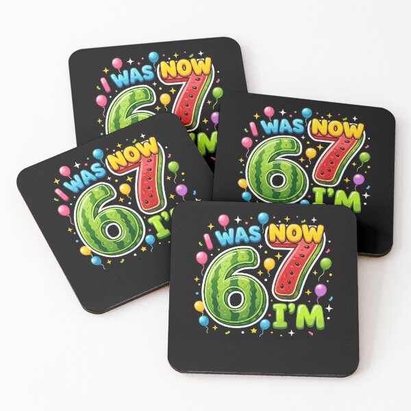 Item preview, I was 6 Now I'm 7 7th Birthday Watermelon Summer Fruit Kids designed and sold by Littermin.