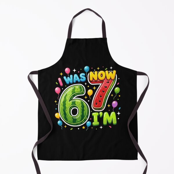 Item preview, I was 6 Now I'm 7 7th Birthday Watermelon Summer Fruit Kids designed and sold by Littermin.