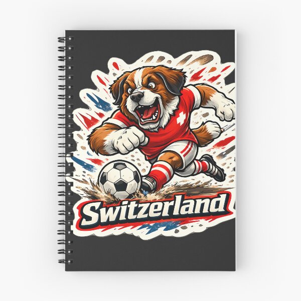 Item preview, Switzerland Football St. Bernard Mascot  designed and sold by Ambroa Stuff.