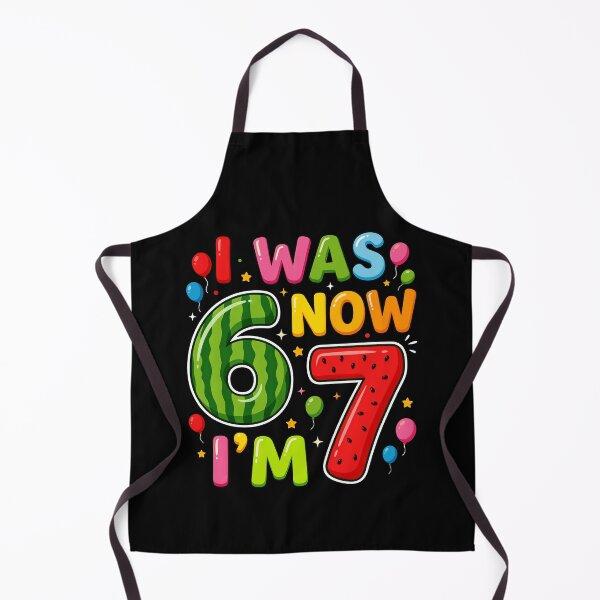 Item preview, I was 6 Now I'm 7 7th Birthday Watermelon Summer Fruit Kids designed and sold by Littermin.