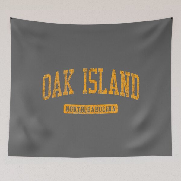 Item preview, Oak Island NC Vintage Athletic Sports Design JG3 designed and sold by KristineLi.