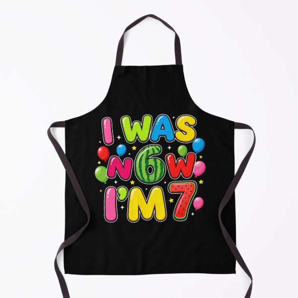 Item preview, I was 6 Now I'm 7 7th Birthday Watermelon Summer Fruit Kids designed and sold by Littermin.